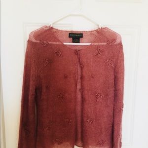 Babette ballinger Mohair sweater with embroidery